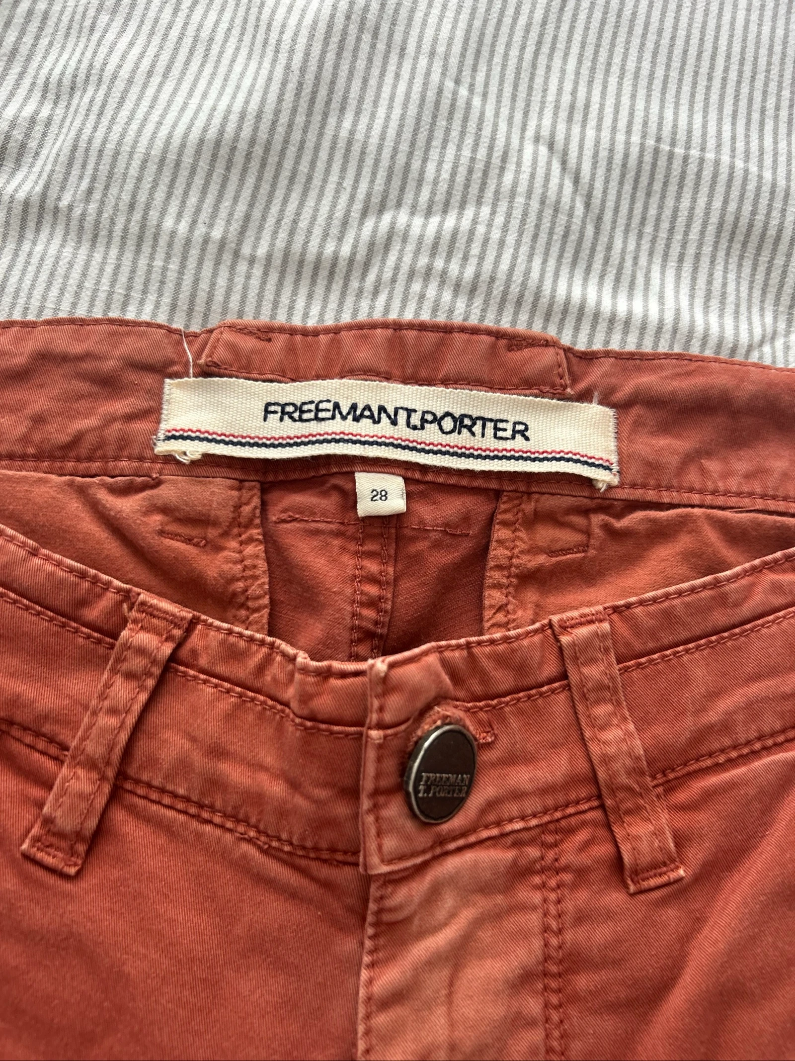 Short Freeman T. Porter terracota - Taille 28 (S/M) – photo 2